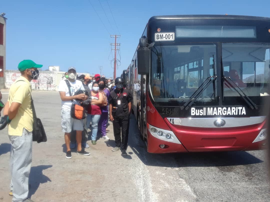 Activan 60 unidades transportes BusMargaritas en la isla