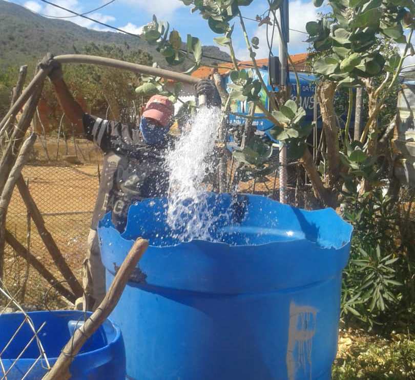 Más de 800 familias fueron atendidas con el Plan “Agua Para Mi Comunidad”