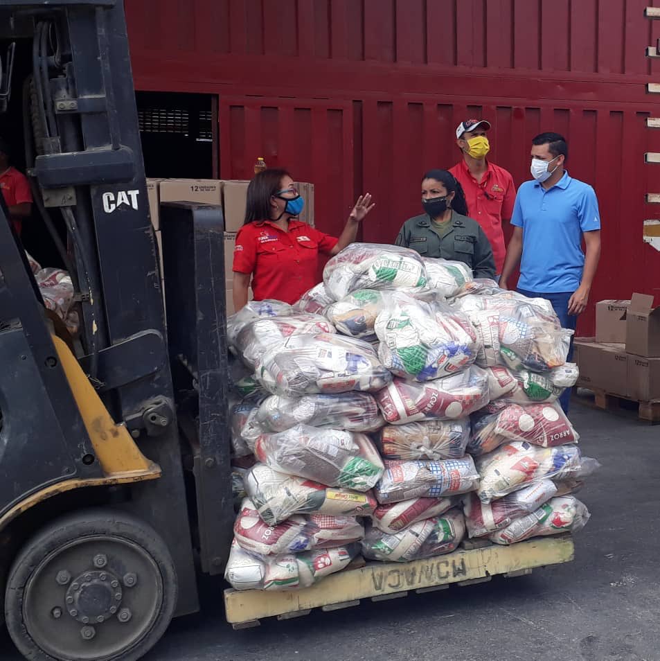 Despachan 86 toneladas de alimentos para beneficiar a habitantes de Nueva Esparta