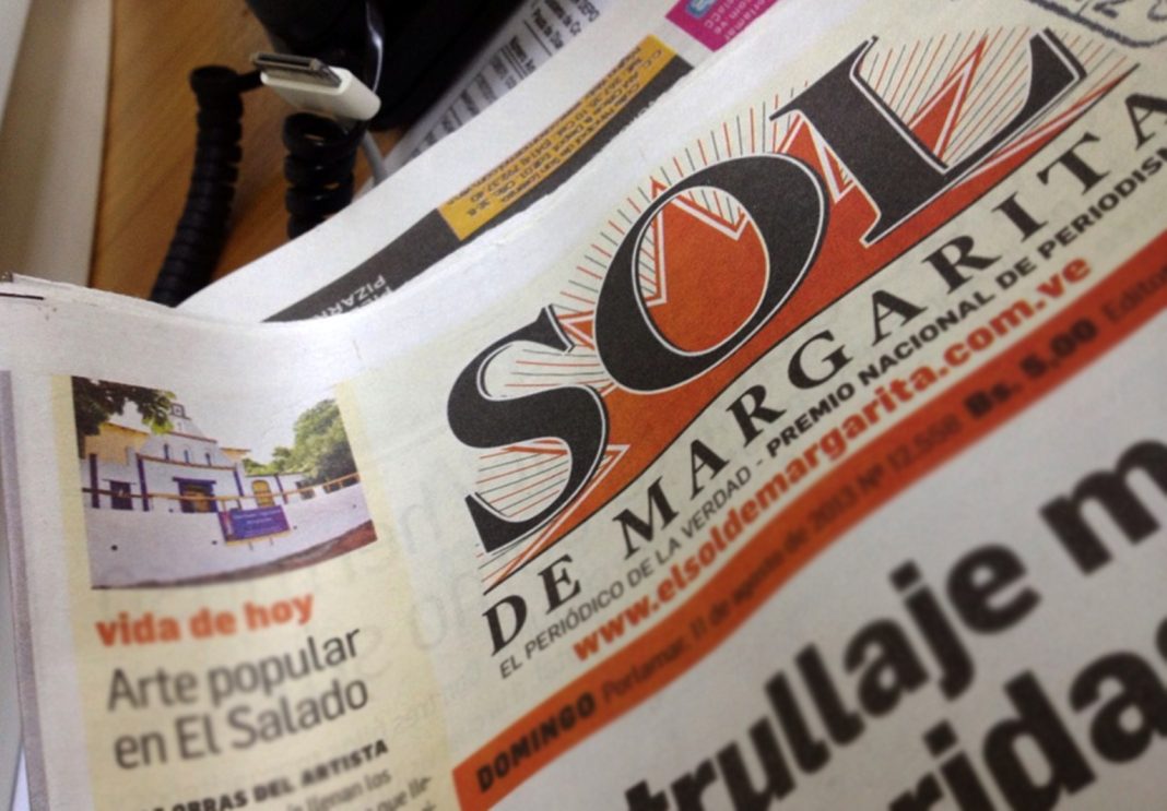 Gobernador Alfredo Díaz felicitó al diario El Sol de Margarita por su 48 aniversario