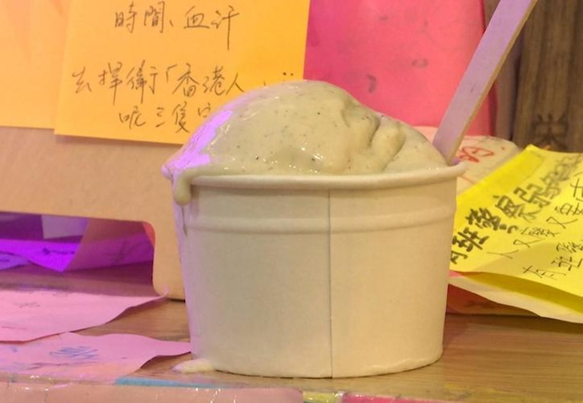 Heladería en Hong Kong vende helados con raro sabor similar al “gas lacrimógeno”