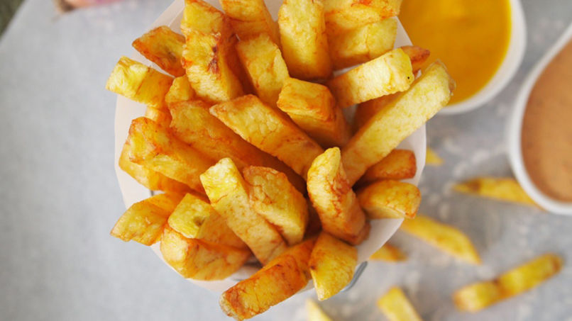 Realiza una papas fritas crocantes y sin aceite