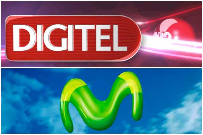 Digitel y Movistar