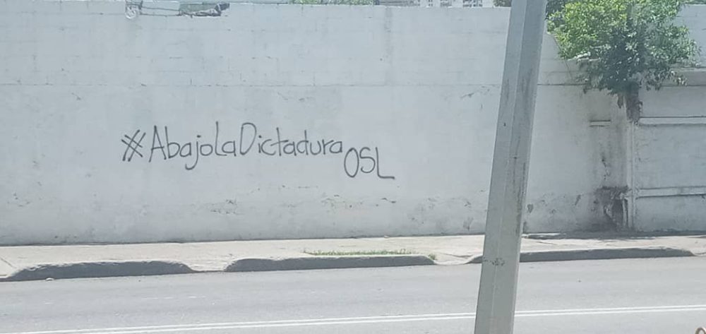 grafitis "la rebelión es el camino"