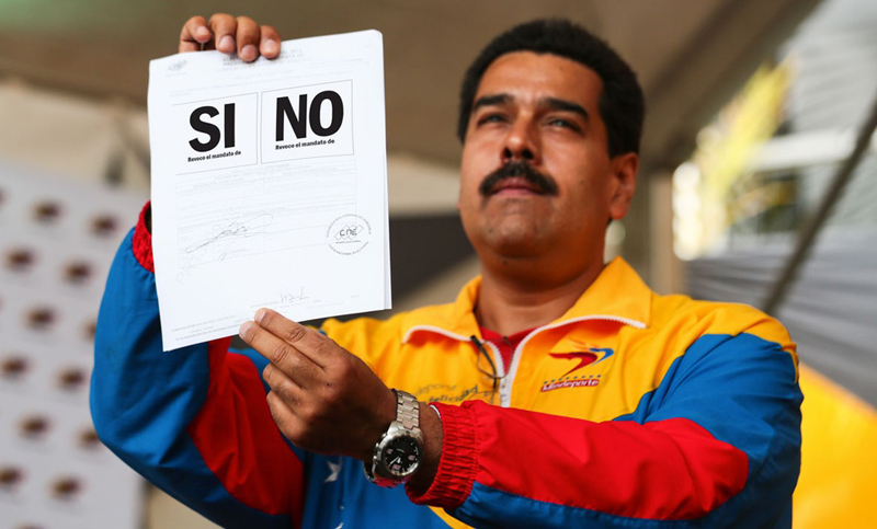 Maduro presiona