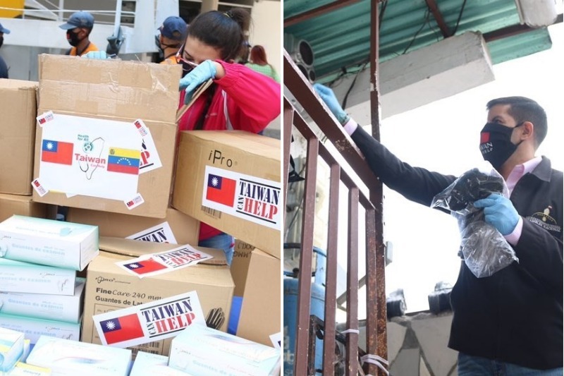 donaciones Taiwán Venezuela