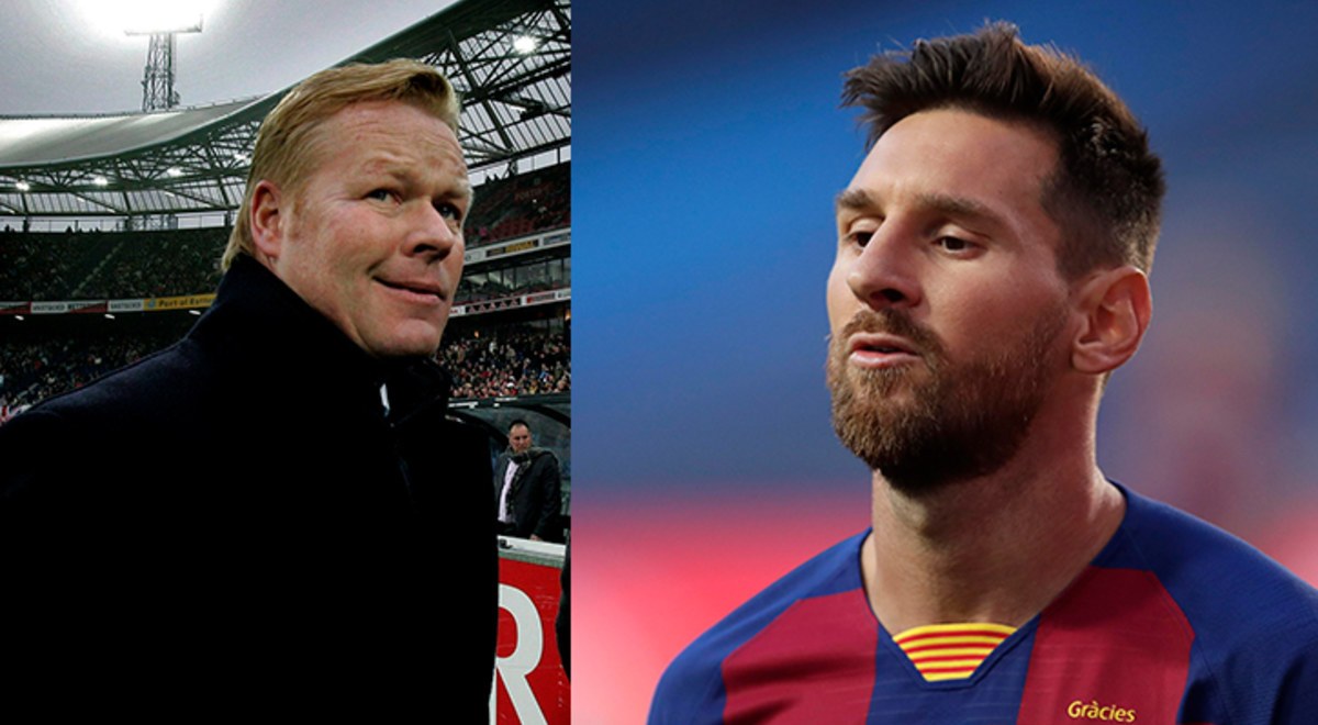 Ronald Koeman habla sobre la posible salida de Leo Messi del Barcelona