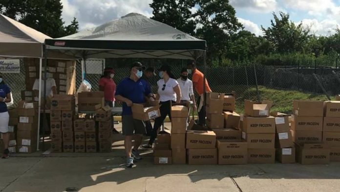 entrega de alimentos Doral