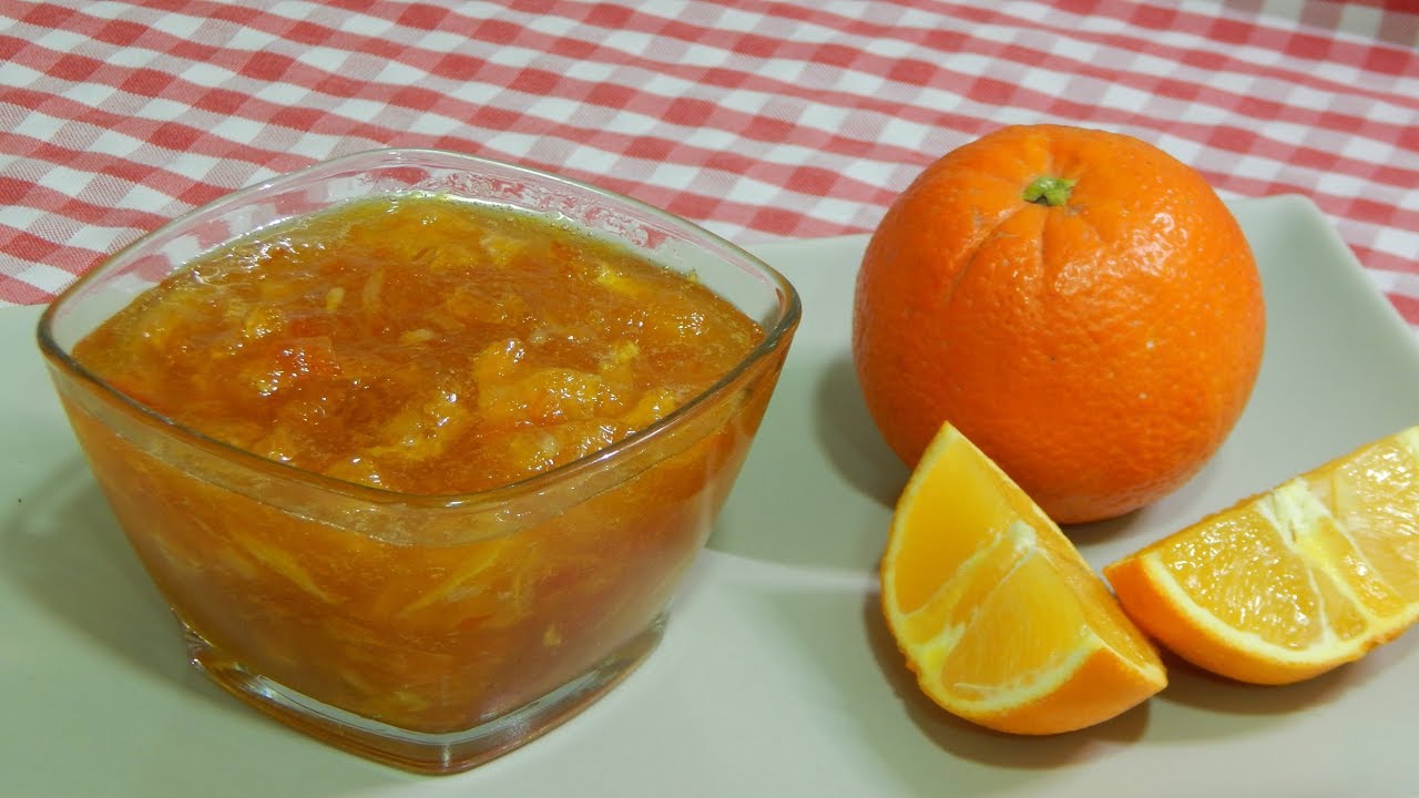 mermelada de cáscaras de naranja
