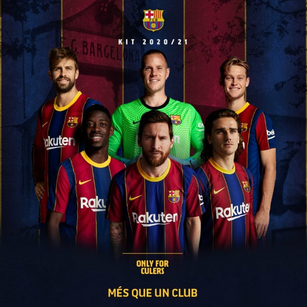 Messi es protagonista de la nueva camiseta del Barcelona