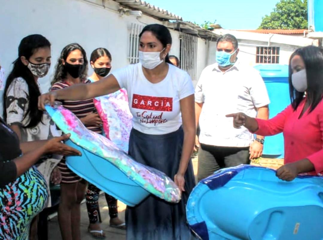 Primera dama regional llevó programa “Nací contigo”a embarazadas en el municipio García
