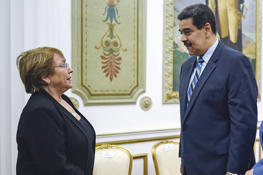 Bachelet Maduro