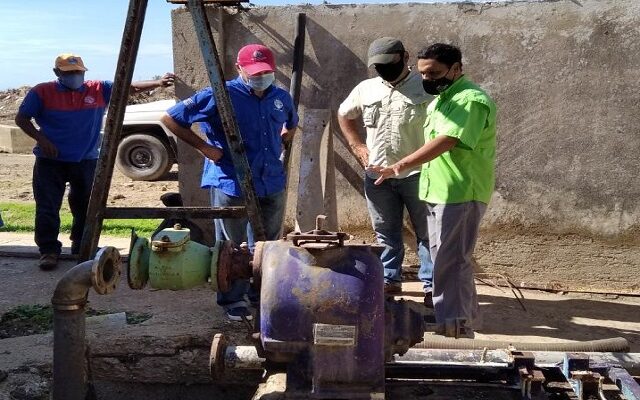Maneiro unifica esfuerzos para culminar los trabajos en la estación de bombeo "Casas del Sol"