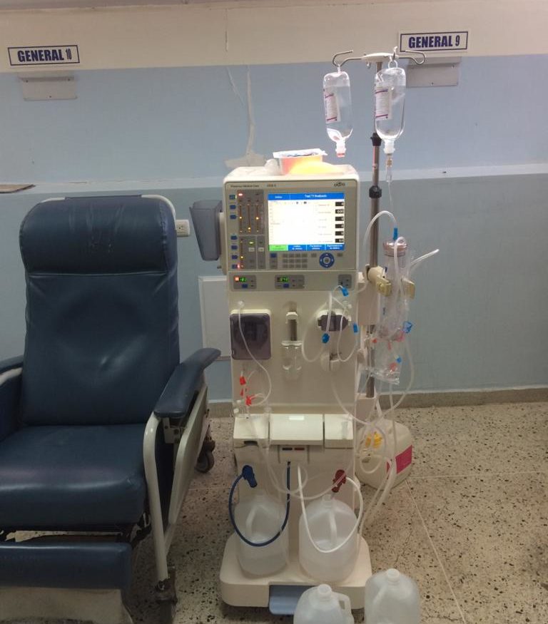 Recuperadas cuatro máquinas de hemodiálisis del hospital Luis Ortega de Porlamar