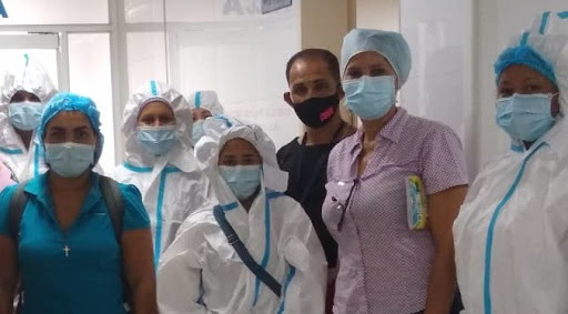 Personal de enfermería del hospital Luis Ortega de Porlamar