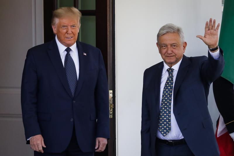 Trump asegura que relación bilateral entre EEUU y México está mejor que nunca