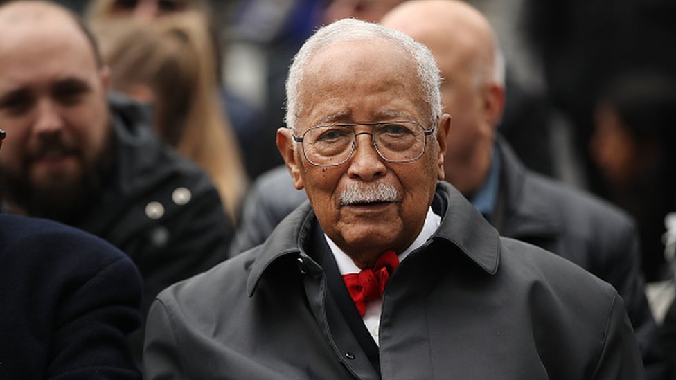 Falleció el único alcalde negro de Nueva York, David Dinkins