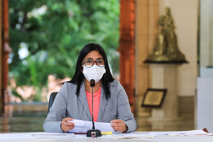 Delcy Rodríguez: En las próximas semanas Venezuela podría sufrir un aumento de casos de covid-19