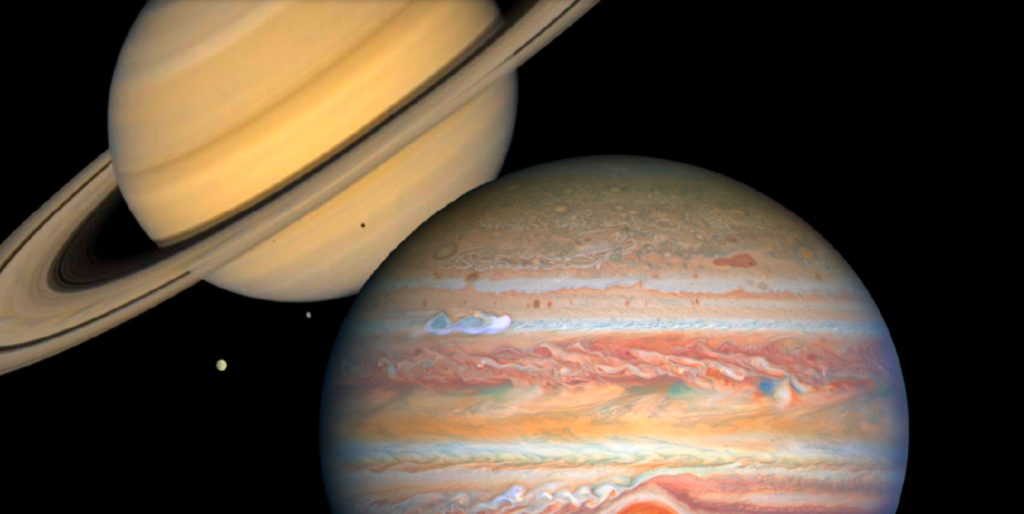 Júpiter y Saturno se juntarán en el cielo este 21 de diciembre