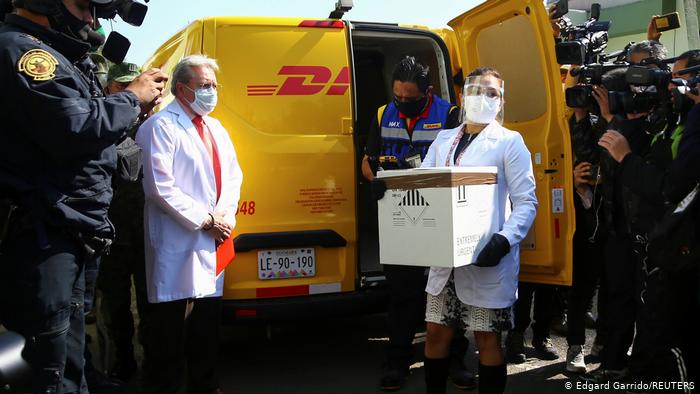 Primer cargamento de la vacuna de Pfizer contra el covid-19 arribó a México