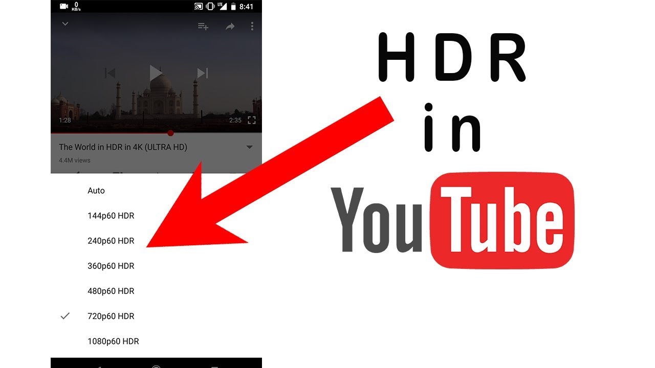 Los usuarios ya pueden ver video HDR en vivo en YouTube