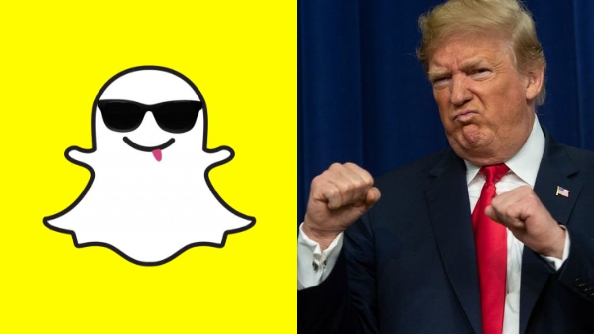 Snapchat cierra permanentemente la cuenta de Donald Trump
