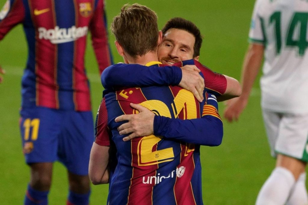 Barcelona gana 3-0 al Elche con un doblete de Leo Messi