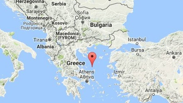 Sismo de magnitud 6,2 fue registrado en el centro de Grecia