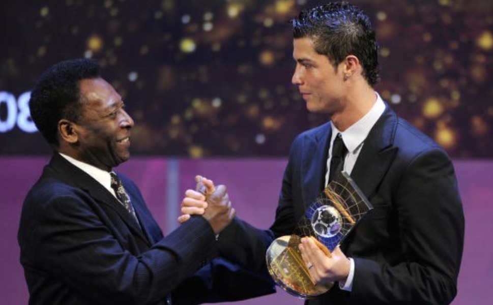 Pelé felicitó a Cristiano Ronaldo tras superar su récord de goles