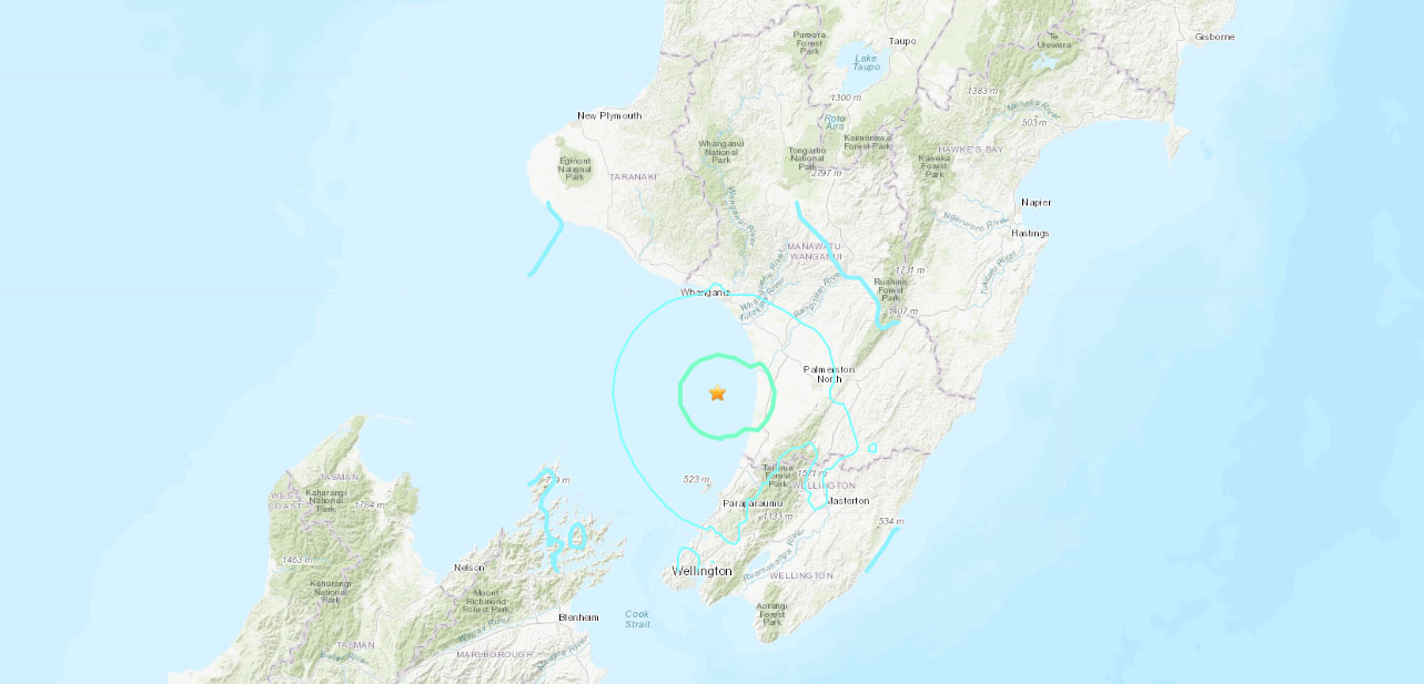 Sismo de magnitud 6.9 se registró en Nueva Zelanda este #4Mar