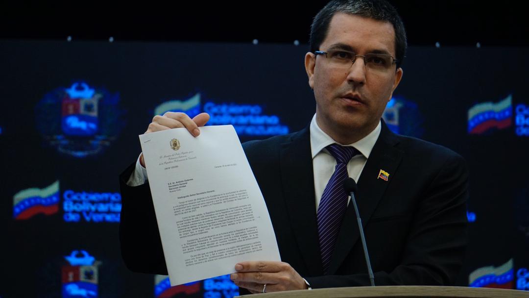 Arreaza pide a la ONU establecer canal de comunicación con Colombia por temas fronterizos