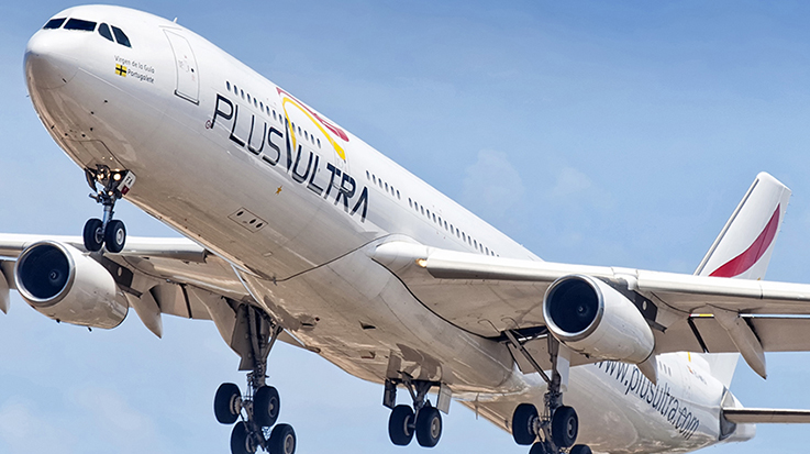 Plus Ultra solo ha operado dos vuelos regulares hacia y desde Venezuela en 2021