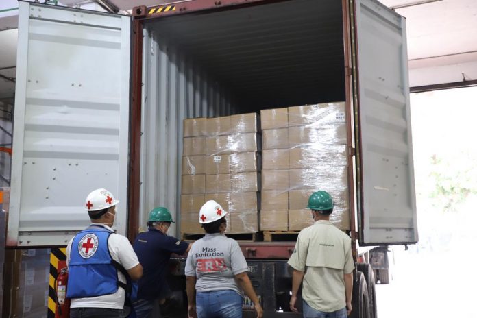 72 toneladas de insumos enviados por la Cruz Roja ingresan a Venezuela