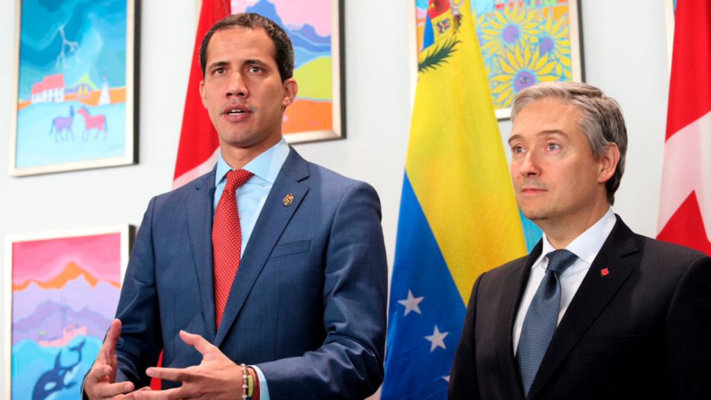 Canadá respalda propuesta de Acuerdo de Salvación Nacional de Guaidó