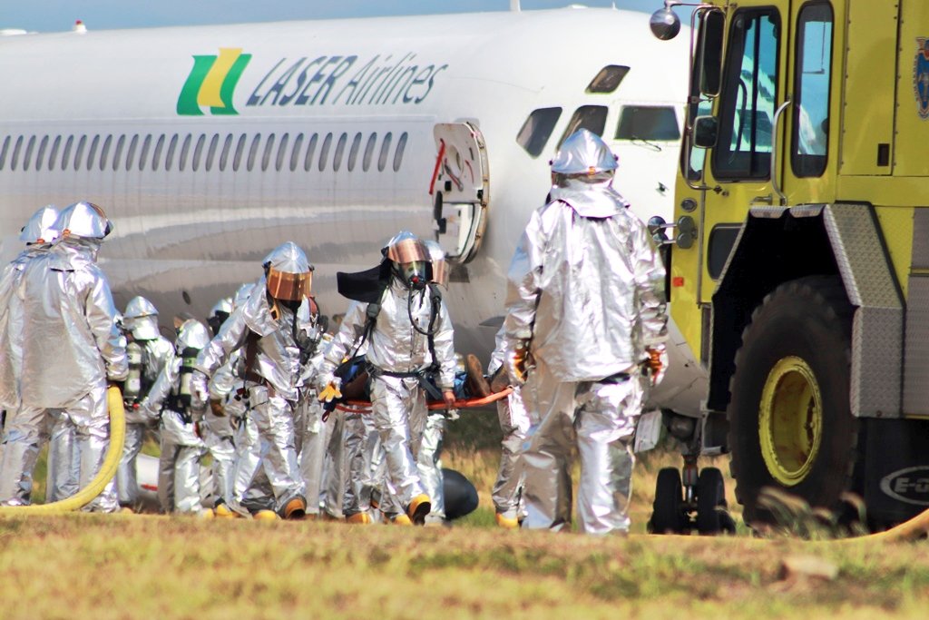 Más de 250 personas participaron en el simulacro de emergencia del Aeropuerto de Maiquetía