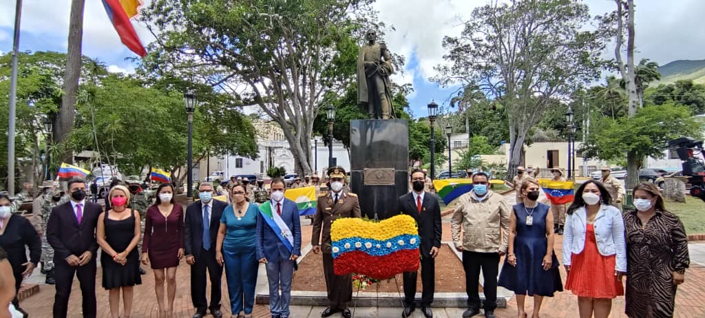 Dante Rivas conmemoró Bicentenario de la Batalla de Carabobo en La Asunción