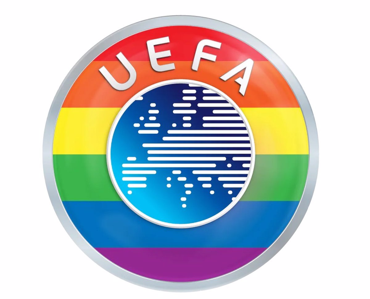 UEFA rodeó su logo con colores del arcoíris que rechazó en el estadio de Múnich