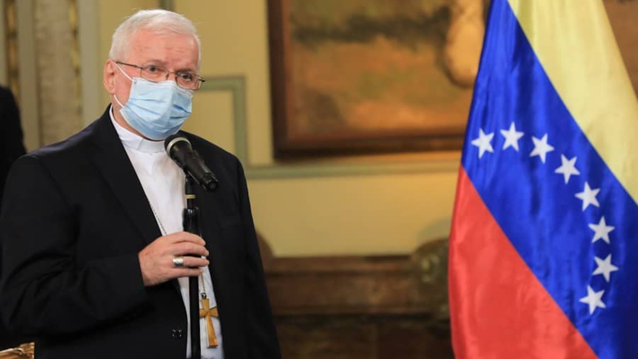 Monseñor Aldo Giordano renuncia a la condecoración que le iba a otorgar Maduro