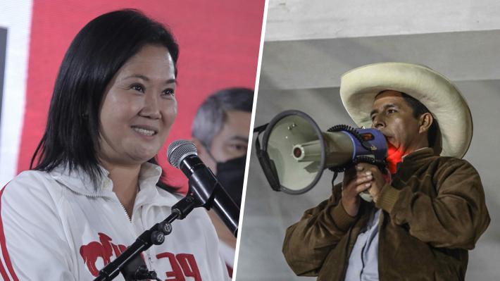 Keiko Fujimori supera al izquierdista Castillo con 50,3% de votos