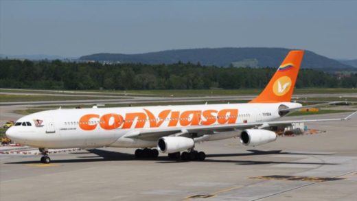 Avión de Conviasa aterrizó en Nueva Esparta de emergencia