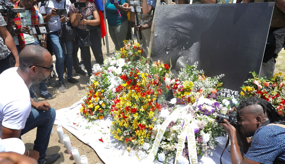 Funeral del presidente de Haití Jovenel Moise dio inicio este #23Jul