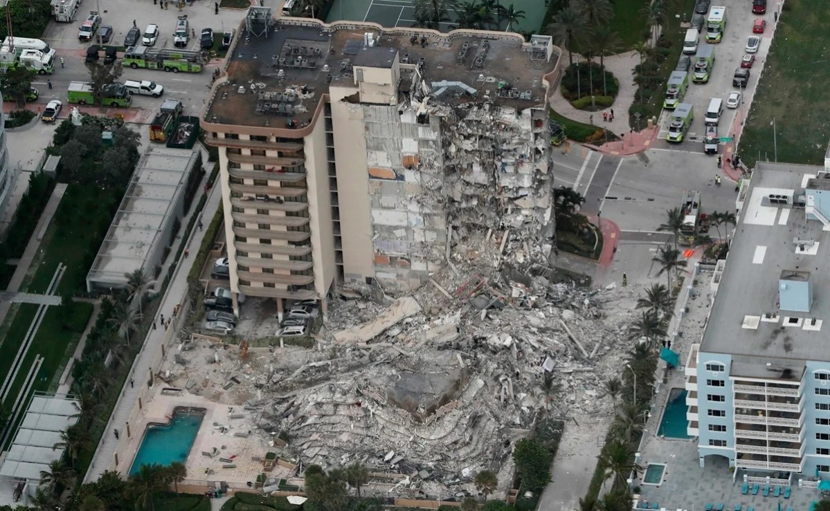Hallan dos nuevos cuerpos en el edificio colapsado en Miami
