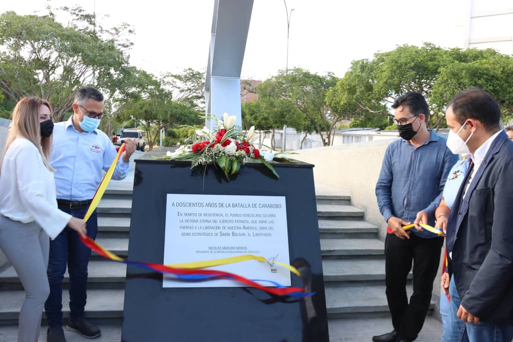 Inauguran Monumento Bicentenario de la Batalla de Carabobo en La Asunción