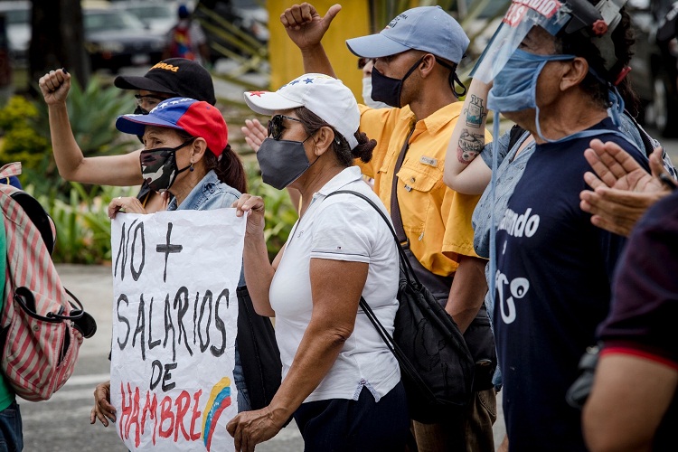 Al menos 3.393 protestas se registraron en Venezuela durante los primeros seis meses del 2021