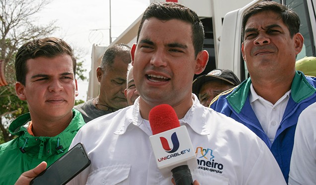 Morel David Rodríguez inscribió su candidatura para ser reelegido Alcalde de Maneiro