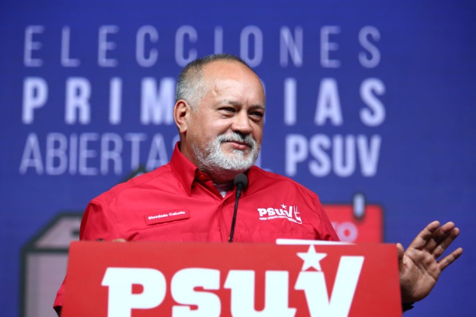 Diosdado Cabello afirmó que el CNE entregó casi el 100% de resultados electorales de las primarias