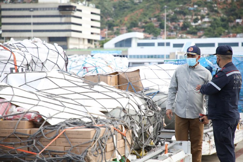 Venezuela envió 30 toneladas de insumos a Haití