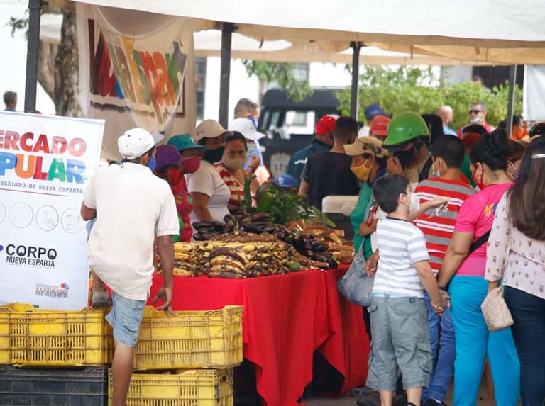 Mercado Popular atendió a más de 1.100 familias de Mariño