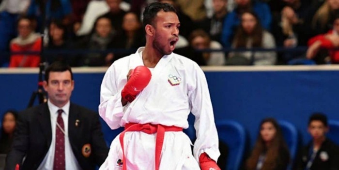 Karateca venezolano Andrés Madera se despide con una victoria y cuatro derrotas
