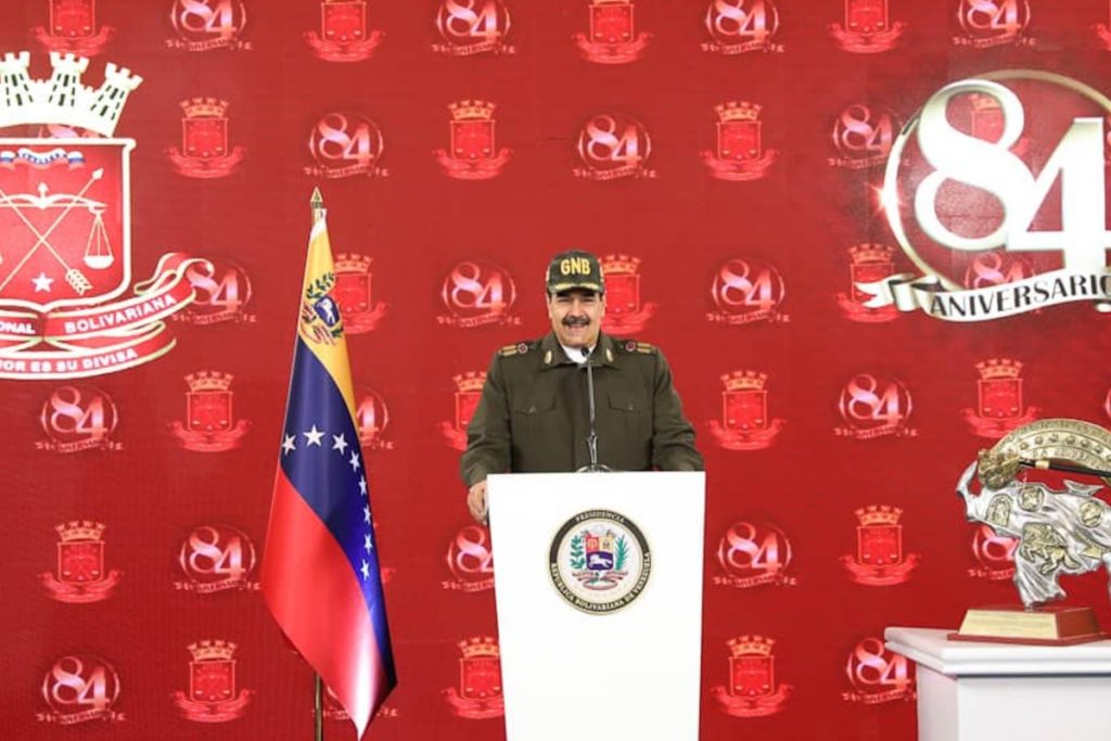 Maduro no asistió al acto por el 84 aniversario de la Guardia Nacional Bolivariana
